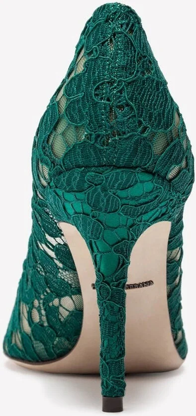 Bellucci 90 Crystal-Embellished Lace Pumps - Image 2