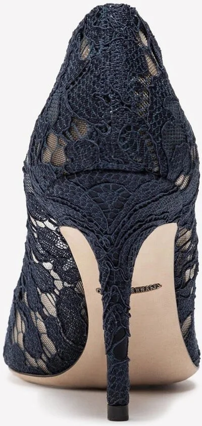 Bellucci 90 Crystal-Embellished Pumps in Taormina Lace - Image 2