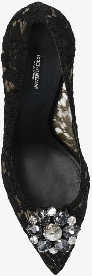 Bellucci 90 Embellished Lace Pumps - Image 3