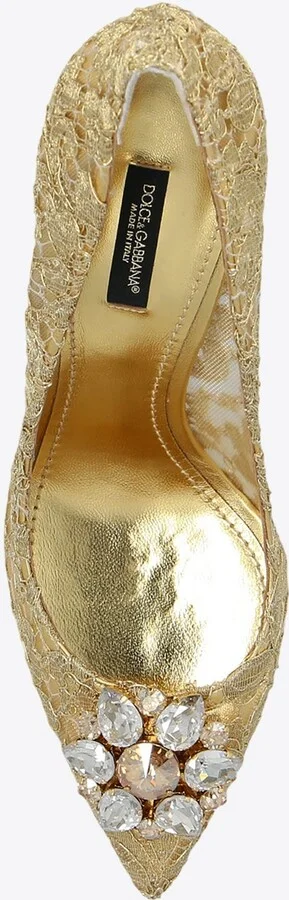 Bellucci 90 Guipure Lace Pumps - Image 3