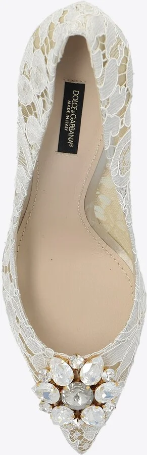Bellucci 90 Taormina Lace Pumps - Image 3