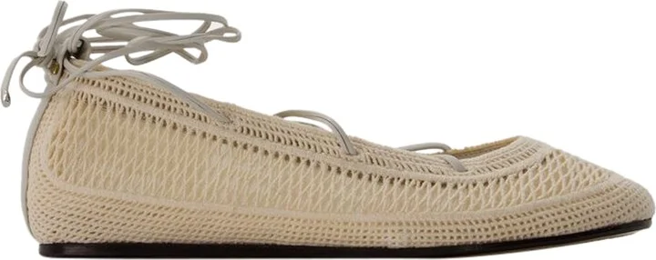 Belna Ballerinas - Isabel Marant - Cotton - Beige