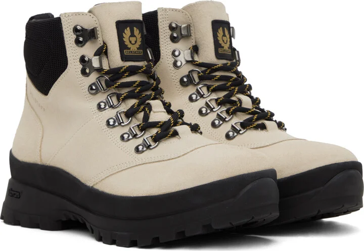 Belstaff Off-White Scramble Boots - Image 4