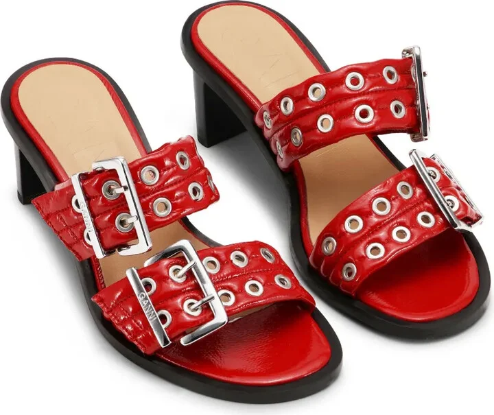 Belted Buckled Mules - Image 2
