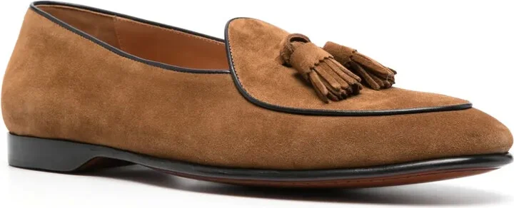 Belvin tassel-detail suede loafers - Image 2