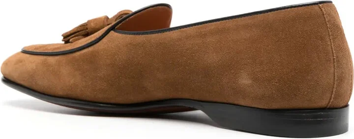 Belvin tassel-detail suede loafers - Image 3