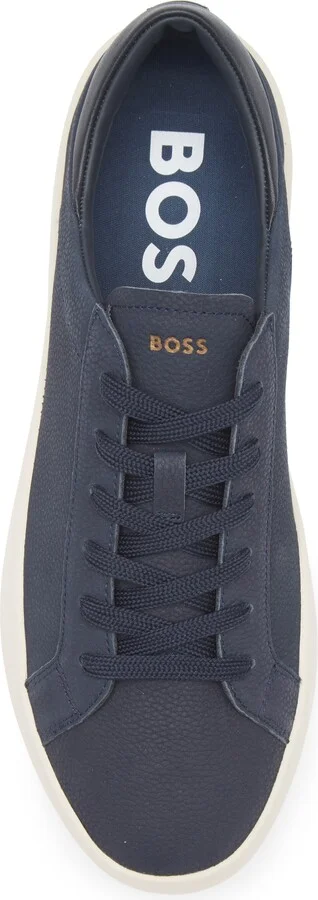 Belwar Low Top Pebbled Leather Sneaker - Image 5