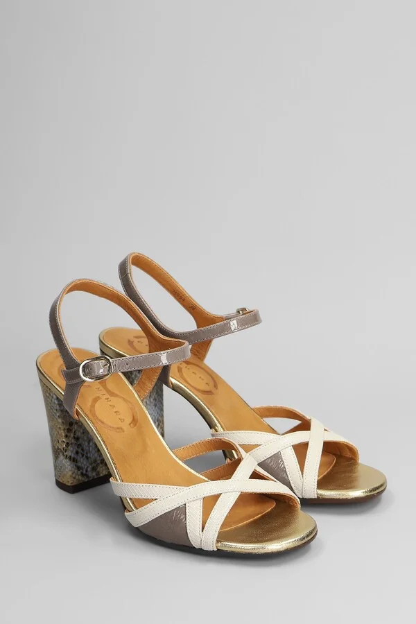 Bemon Sandals In Beige Leather - Image 2