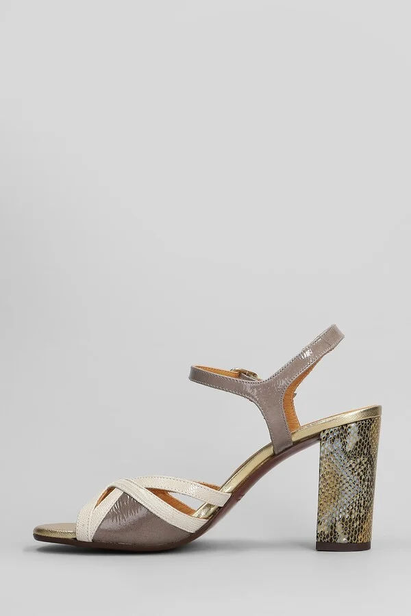 Bemon Sandals In Beige Leather - Image 3