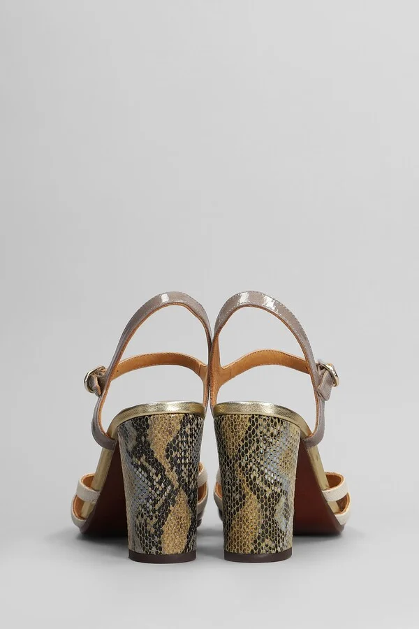 Bemon Sandals In Beige Leather - Image 4