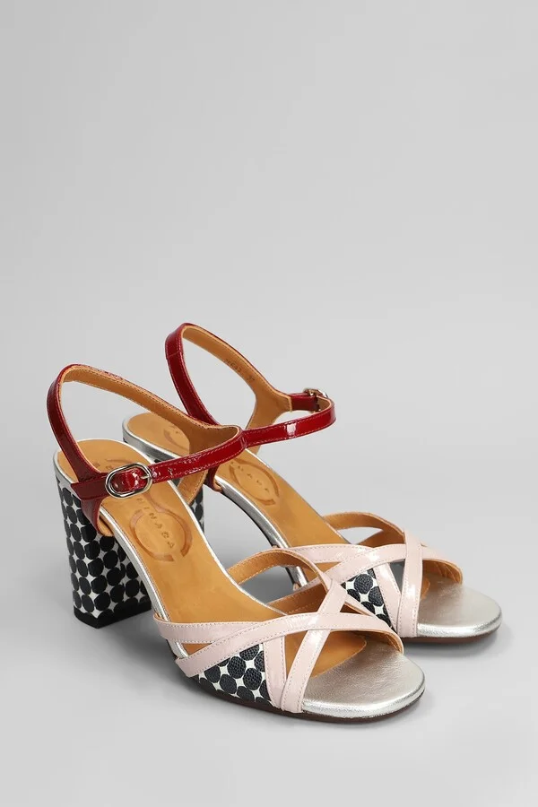 Bemon Sandals In Rose-pink Leather - Image 2