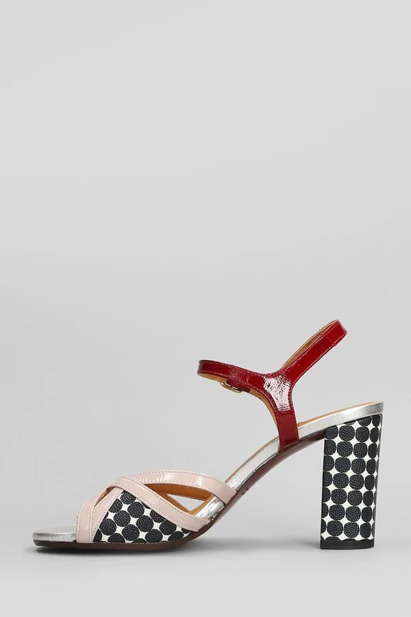 Bemon Sandals In Rose-pink Leather - Image 3