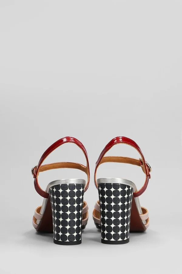 Bemon Sandals In Rose-pink Leather - Image 4
