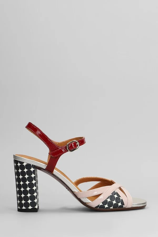 Bemon Sandals In Rose-pink Leather
