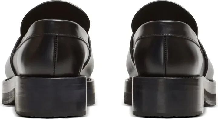 Ben logo-lettering loafers - Image 3