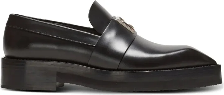 Ben logo-lettering loafers