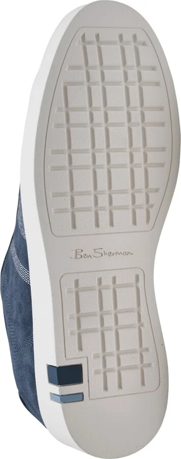 Ben Sherman Men's Boxwell Low Casual Sneakers from Finish Line - Blue, White - Image 6