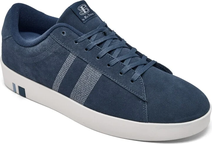 Ben Sherman Men's Boxwell Low Casual Sneakers from Finish Line - Blue, White