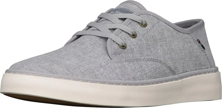 Ben Sherman Mens Camden Lace Up Sneakers Shoes Casual - Grey - Size 8 M