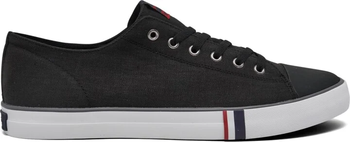Ben Sherman Men's Hadley Low Canvas Casual Sneakers from Finish Line - Black/Grey - Image 2