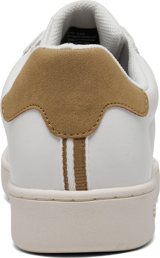 Ben Sherman Men's Hampton Low Court Casual Sneakers from Finish Line - White/Tan - Image 4