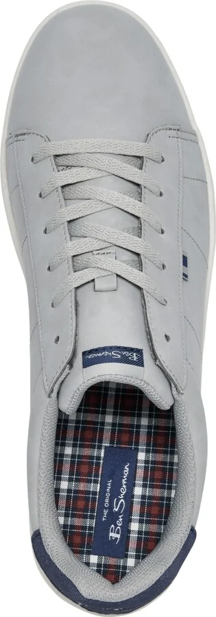 Ben Sherman Men's Hampton Low Court Casual Sneakers from Finish Line - White/Tan - Image 10