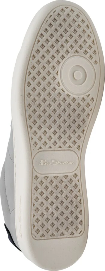 Ben Sherman Men's Hampton Low Court Casual Sneakers from Finish Line - White/Tan - Image 11