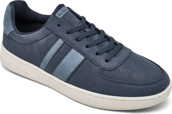 Ben Sherman Men's Hyde Low Casual Sneakers from Finish Line - Navy, Blue, White