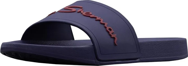 Ben Sherman Mens Waterford Logo Slide Casual Sandals Casual - Blue - Size 9 M