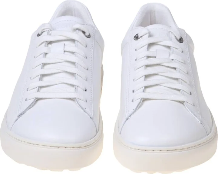 Bend Low Sneakers In White Leather - Image 2