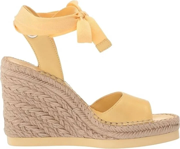 Bendsen Wedge Sandal In Panna Cotta