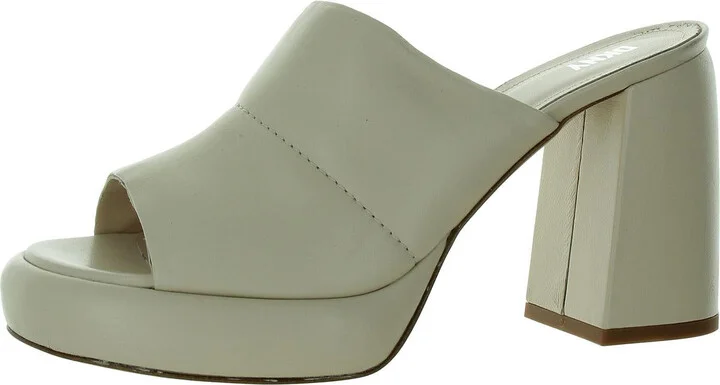 Benedetta Womens Slip On Peep Toe Mule Sandals
