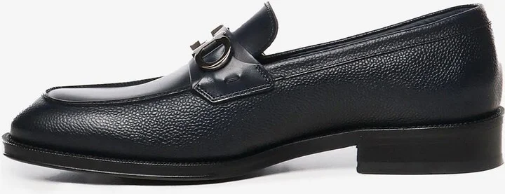 Benedict Gancini Leather Loafers - Image 3