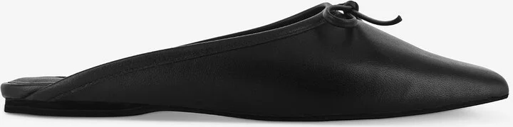 Bennett I Leather Flat Mules