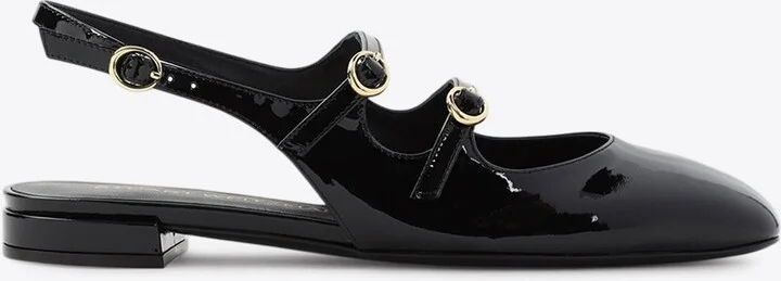 Benni Patent Leather Slingback Flats