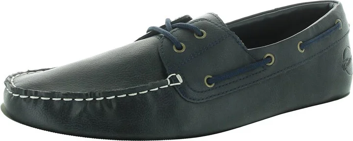 Benny Mens Faux Leather Lifestyle Loafers