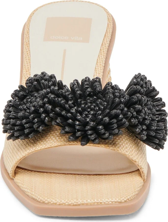Benoit Raffia Slide Sandal - Image 3