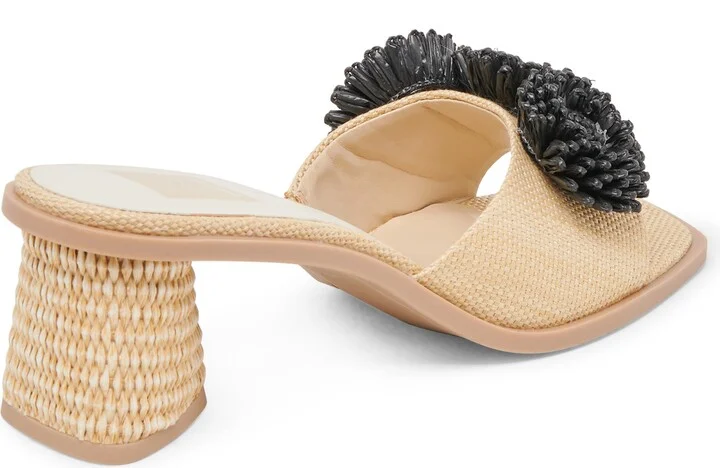 Benoit Raffia Slide Sandal - Image 9