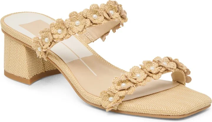 Bensen Faux Pearl Slide Sandal