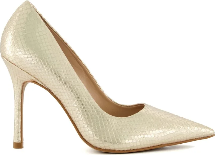 Bento Snakeskin Embossed Pointed Toe Pump (Women0 - Image 3