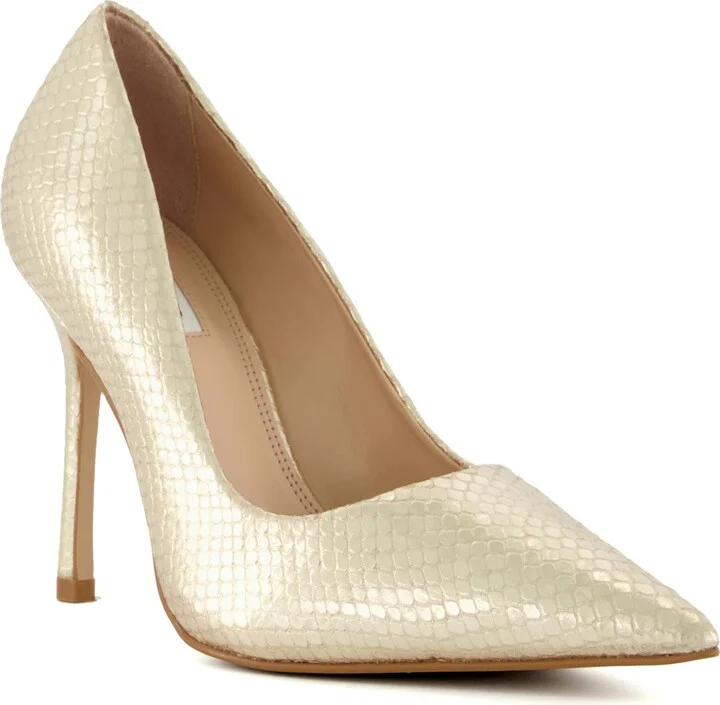Bento Snakeskin Embossed Pointed Toe Pump (Women0