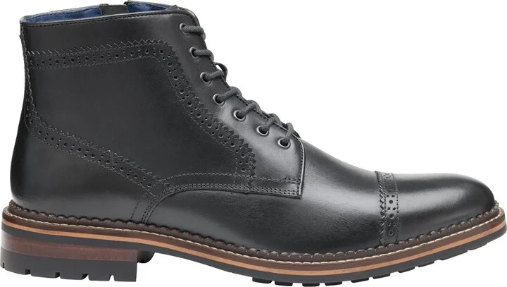 Benton Leather Cap Toe Boot - Image 3