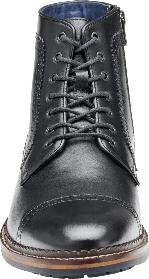 Benton Leather Cap Toe Boot - Image 4