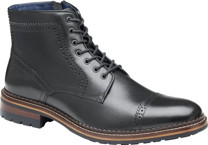 Benton Leather Cap Toe Boot