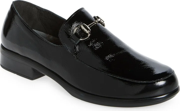 Black Crinkle Patent Leather