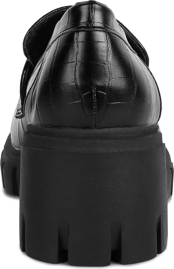 Benz Croc Embossed Loafer Pump - Image 4