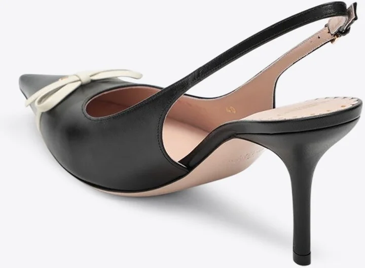 Bepointy 80 Leather Slingback Pumps - Image 2