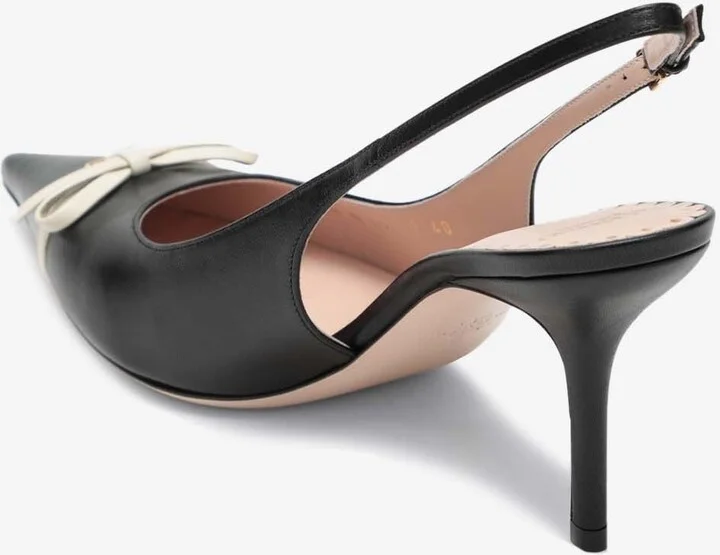 Bepointy 80 Leather Slingback Pumps - Image 2