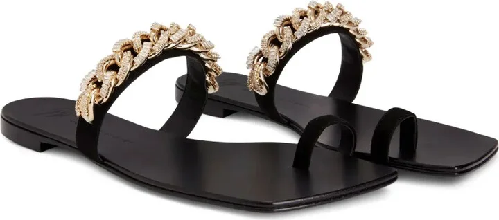 Berenicee Chain leather sandals - Image 2