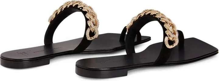 Berenicee Chain leather sandals - Image 3